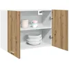 Image de vidaXL Armoire suspendue Lyon Chêne artisanal 80 x 31 x 60 cm Bois dingénierie 856111