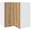 Image de Vidaxl armoire d'angle suspendue lyon chêne artisanal