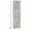 Image de Vidaxl armoire de réfrigérateur lyon gris béton 60x57x207 cm