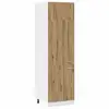 Image de Vidaxl armoire de réfrigérateur lyon chêne artisanal 60x57x207 cm
