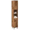 Image de vidaXL Armoire de salle de bain vieux bois 30x30x179cm bois ingénierie armoire de rangement de salle de bain placard de 856140