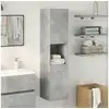 Image de Vidaxl armoire de salle de bain suspendue gris béton bois d'ingénierie