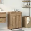 Image de Armoire De Salle De Bain Chêne Artisanal 60x33x80 Cm Vidaxl