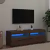 Image de Meubles Tv Avec Lumières Led 2 Pcs Chêne Artisanal Vidaxl