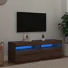 Image de vidaXL Meubles TV avec lumières LED 2 pcs chêne artisanal support TV meuble multimédia console TV meuble hifi centre de 856312