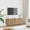 Image de Meuble Tv Chêne Artisanal 100x35x40 Cm Bois D'ingénierie Vidaxl