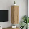 Image de Meuble Tv Chêne Artisanal 30,5x30x90 Cm Bois D'ingénierie Vidaxl