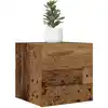 Image de Meuble Tv Mural Vieux Bois 30,5x30x30 Cm Vidaxl
