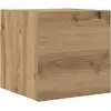 Image de Meuble Tv Mural Chêne Artisanal 30,5x30x30 Cm Vidaxl