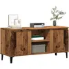 Image de Meuble Tv Vieux Bois 102x35x50 Cm Bois D'ingénierie Vidaxl