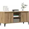 Image de Meuble Tv Chêne Artisanal 102x35x50 Cm Bois D'ingénierie Vidaxl