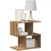 Image de Table De Chevet Chêne Artisanal 50x30x51,5 Cm Bois D'ingénierie Vidaxl