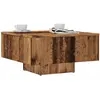 Image de Table Basse Vieux Bois 60x60x31,5 Cm Bois D'ingénierie Vidaxl