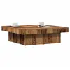 Image de Table Basse Vieux Bois 90x90x28 Cm Bois D'ingénierie Vidaxl