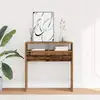 Image de Table Console Vieux Bois 78x30x80 Cm Bois D'ingénierie Vidaxl