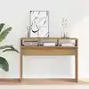 Image de Table Console Chêne Artisanal 105x30x80 Cm Bois D'ingénierie Vidaxl