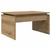 Image de Vidaxl table basse chêne artisanal 68x50x38 cm bois d'ingénierie