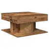 Image de Vidaxl table basse vieux bois 55x55x30 cm bois d'ingénierie