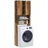 Image de Meuble Pour Machine À Laver Vieux Bois 64x25,5x190 Cm Vidaxl