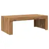 Image de Vidaxl table basse chêne artisanal 102x50x35 cm bois d'ingénierie