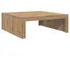 Image de Vidaxl table basse chêne artisanal 100x100x35 cm bois d'ingénierie