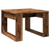 Image de Vidaxl table d'appoint vieux bois 50x50x35 cm bois d'ingénierie