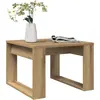 Image de Table D'appoint Chêne Artisanal 50x50x35 Cm Bois D'ingénierie Vidaxl