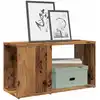 Image de Meuble Tv Vieux Bois 60x24x32cm Bois D'ingénierie Vidaxl