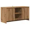 Image de Vidaxl meuble tv chêne artisanal 102x37,5x52,5 cm bois d'ingénierie