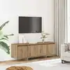 Image de Meuble Tv Chêne Artisanal 120x30x40,5 Cm Bois D'ingénierie Vidaxl