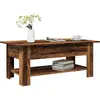 Image de Table Basse Vieux Bois 102x55x42 Cm Bois D'ingénierie Vidaxl