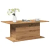 Image de vidaXL Table basse chêne artisanal 102x555x40 cm bois dingénierie table dappoint table de salon table latérale bout 856807