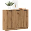 Image de vidaXL Buffet chêne artisanal 90 5x30x70 cm bois dingénierie armoire armoire latérale armoire de rangement armoire 856843