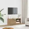 Image de Meuble Tv Chêne Artisanal 80x35x36,5 Cm Bois D'ingénierie Vidaxl