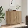 Image de Buffet Chêne Artisanal 80x40x75 Cm Bois D'ingénierie Vidaxl