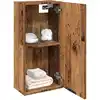Image de Armoire De Salle De Bain Murale Vieux Bois 32x20x67 Cm Vidaxl