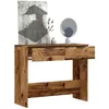 Image de vidaXL Table console vieux bois 90x36x75 cm bois dingénierie bout de canapé table de couloir derrière la table de 856945