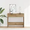Image de Table Console Chêne Artisanal 90x36x75 Cm Bois D'ingénierie Vidaxl