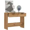 Image de Table console chêne artisanal 90x36x75 cm bois d ingénierie