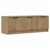 Image de Vidaxl meuble tv chêne artisanal 102x35x36,5 cm bois d'ingénierie