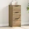 Image de Buffet Chêne Artisanal 30x30x70 Cm Bois D'ingénierie Vidaxl