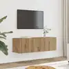Image de Meubles Tv Muraux 2 Pcs Chêne Artisanal 100x30x30 Cm Vidaxl