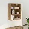 Image de Armoire Murale Suspendue Chêne Artisanal 69,5x32,5x90 Cm Vidaxl