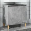 Image de Meuble De Lavabo Gris Béton 58x33x60 Cm Bois D'ingénierie Vidaxl