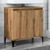Image de vidaXL Armoire dévier chêne artisanal 58x33x60 cm bois dingénierie 857118