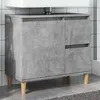 Image de vidaXL Armoire dévier gris béton 65x33x60 cm bois dingénierie 857119