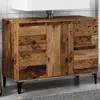 Image de Armoire D'évier Vieux Bois 80x33x60 Cm Bois D'ingénierie Vidaxl