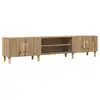 Image de Vidaxl meuble tv chêne artisanal 180x31,5x40 cm bois d'ingénierie