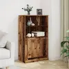 Image de Buffet Haut Vieux Bois 60x35,5x103,5 Cm Bois D'ingénierie Vidaxl
