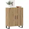 Image de Buffet Chêne Artisanal 69,5x34x90 Cm Bois D'ingénierie Vidaxl